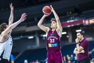 Sargūno taurės pusfinalyje "Lietkabelis" įveikė Estijos ekipą su debiutavusiu Valeika